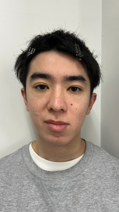 眉毛がボサボサの人のビフォー